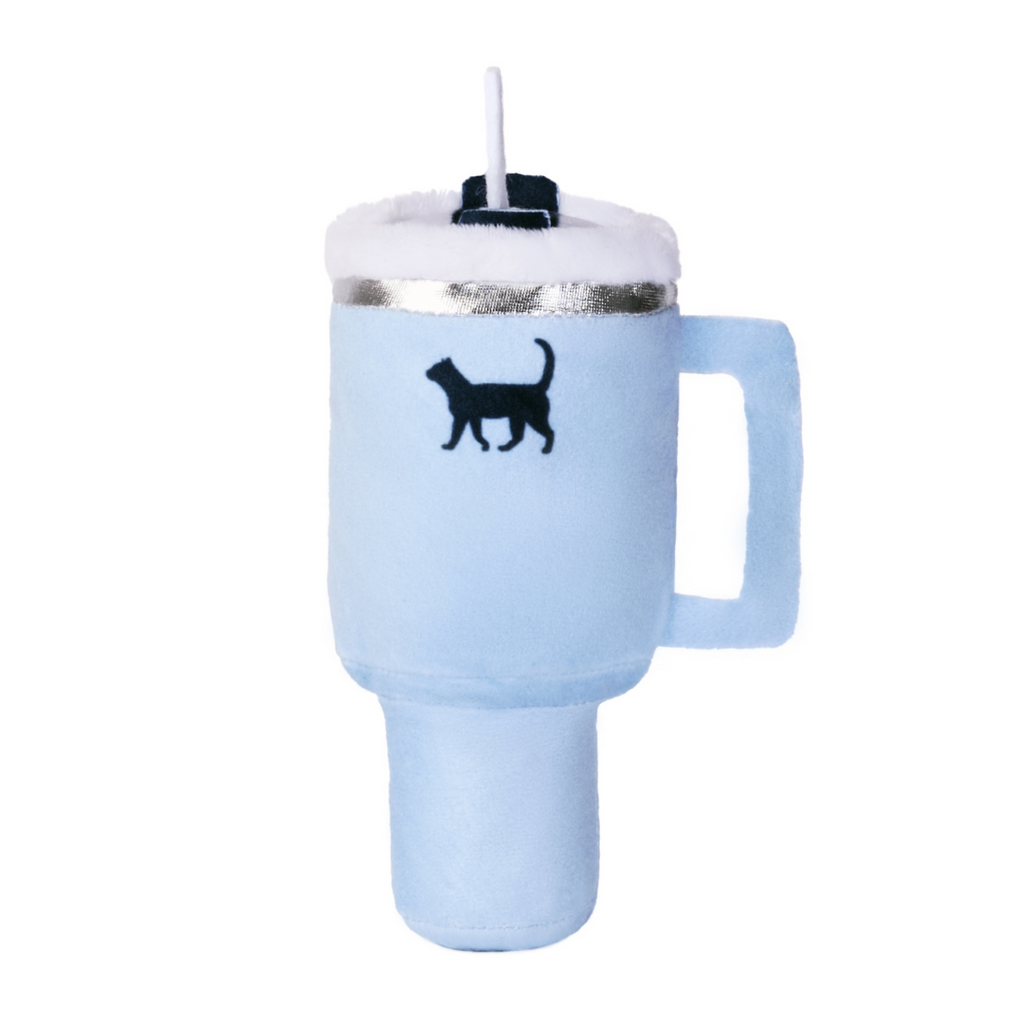 PUPROAR Kitty Cup Cat Toy | Cute Catnip & Crinkle Plush Cat Toy