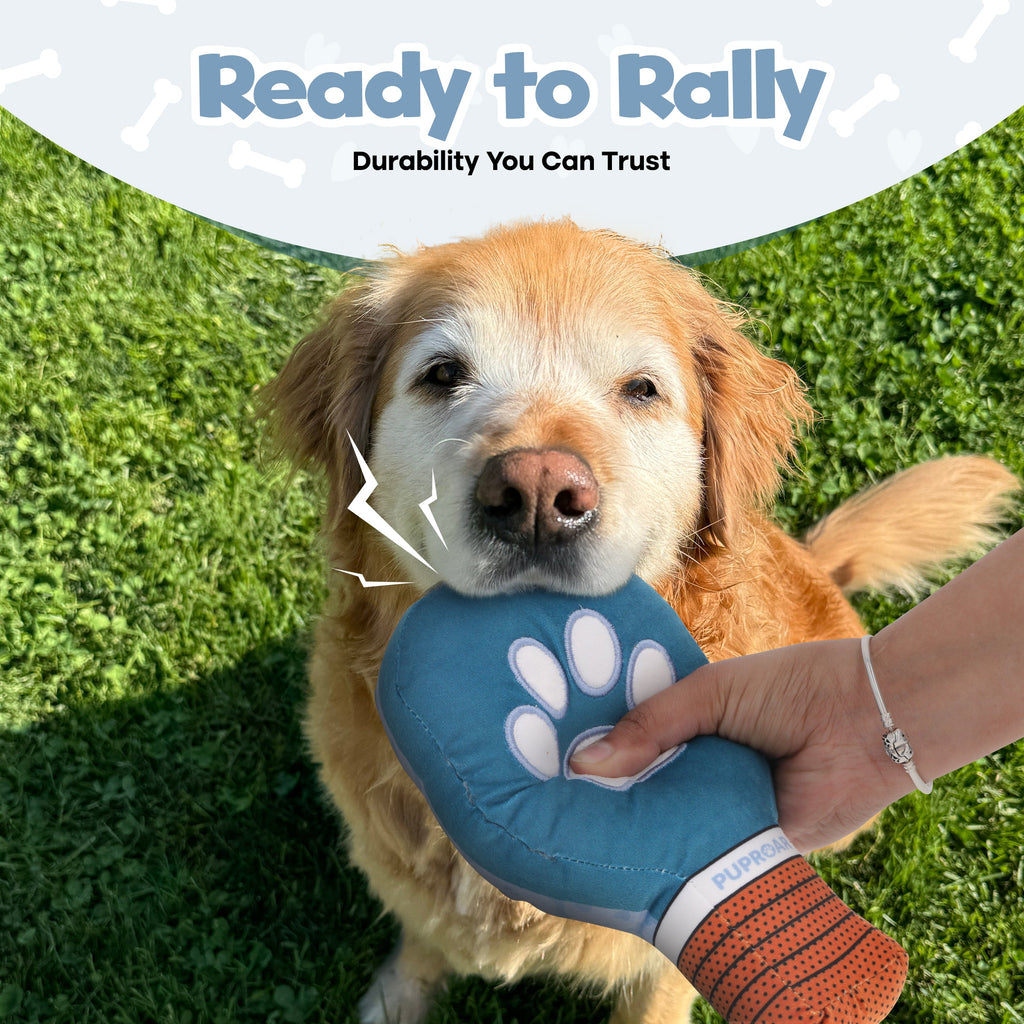 PUPROAR Pickleball Dog Toy | Funny Squeaky Pickleball Gift for Dogs