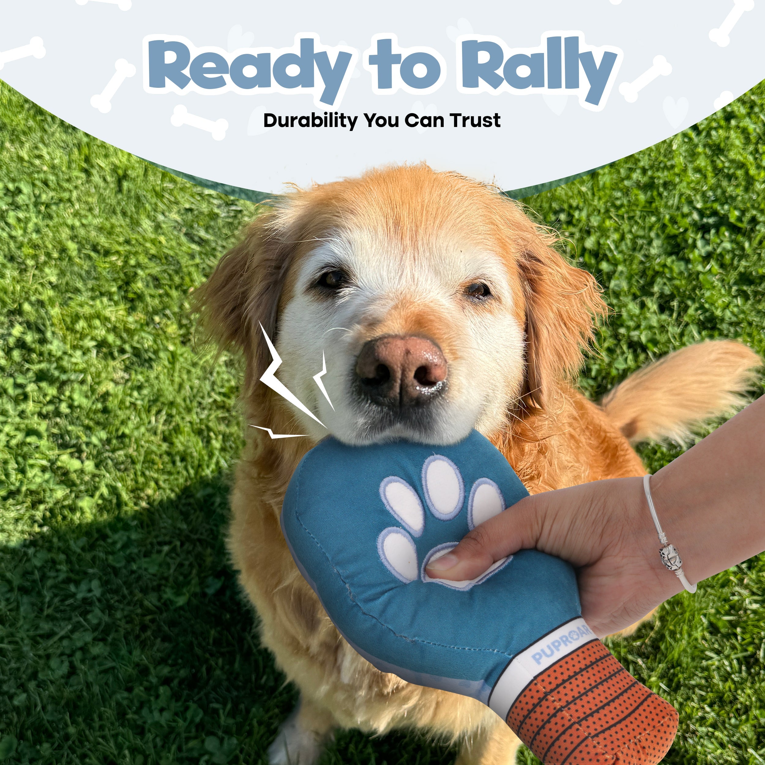 PUPROAR Pickleball Dog Toy | Funny Squeaky Pickleball Gift for Dogs
