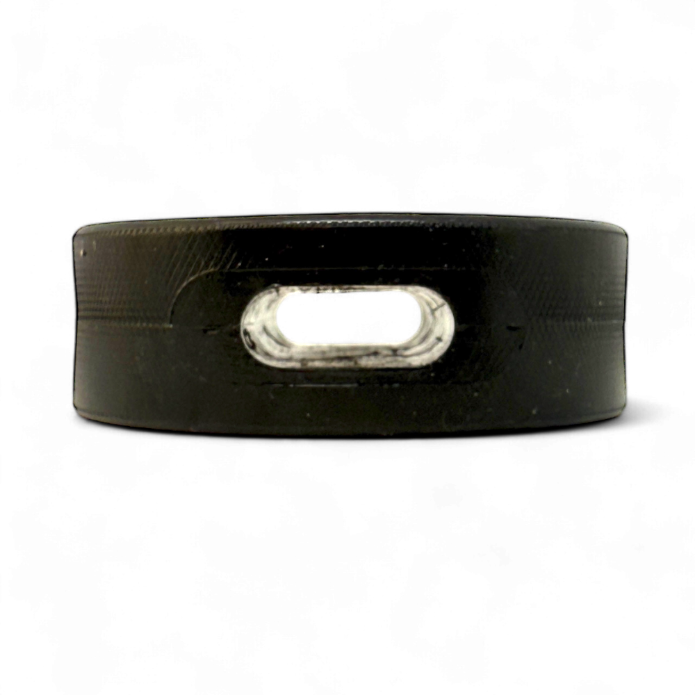 Hockey Puck Bully Stick Holder & Chew Toy