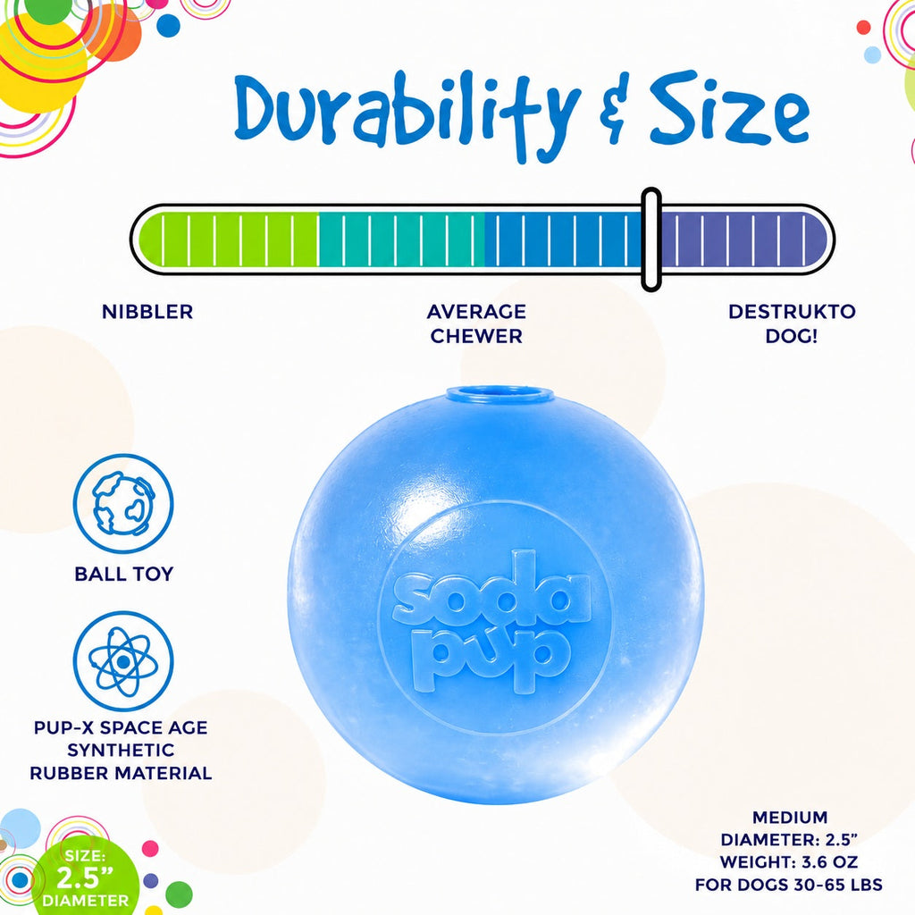 Strobe Ball Light-Up Floating Chew Toy