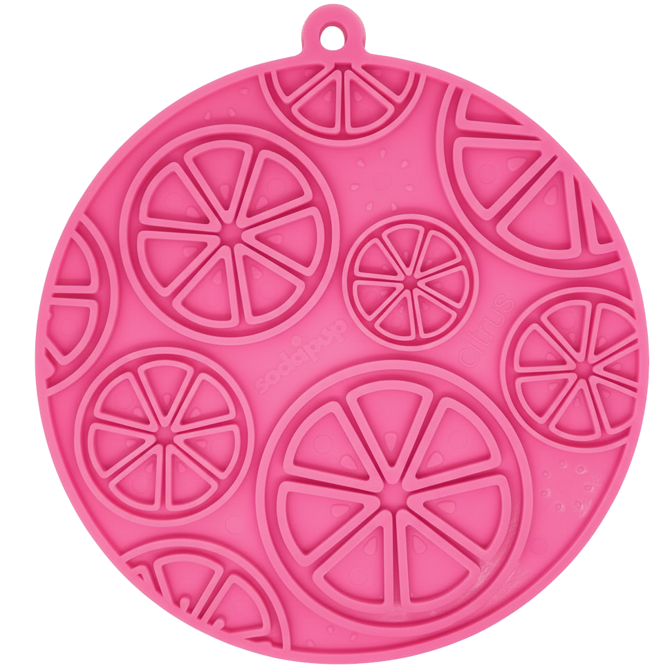 Citrus eMat Lick Mat with Suction Cups