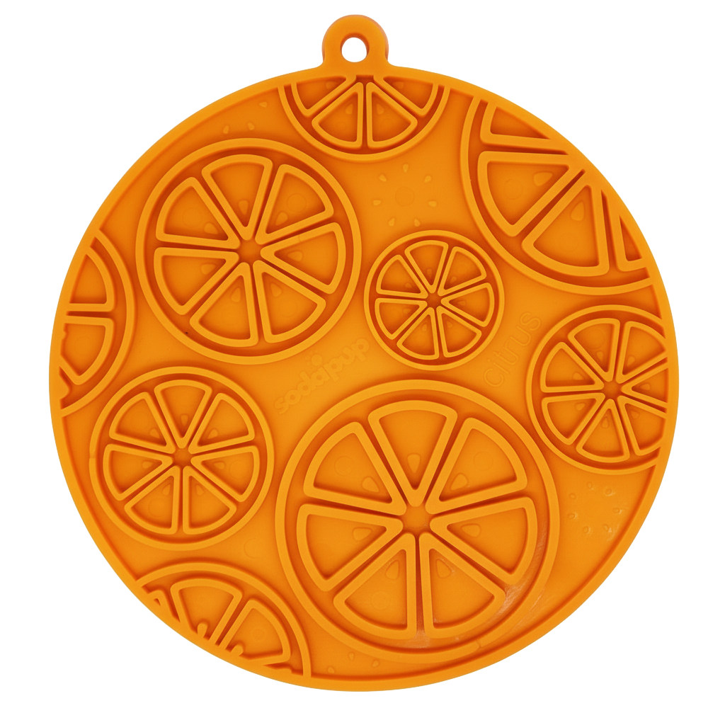 Citrus eMat Lick Mat with Suction Cups