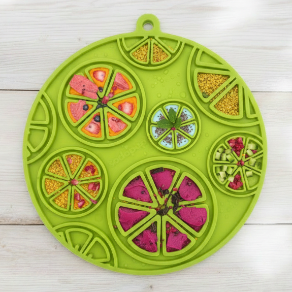 Citrus eMat Lick Mat with Suction Cups