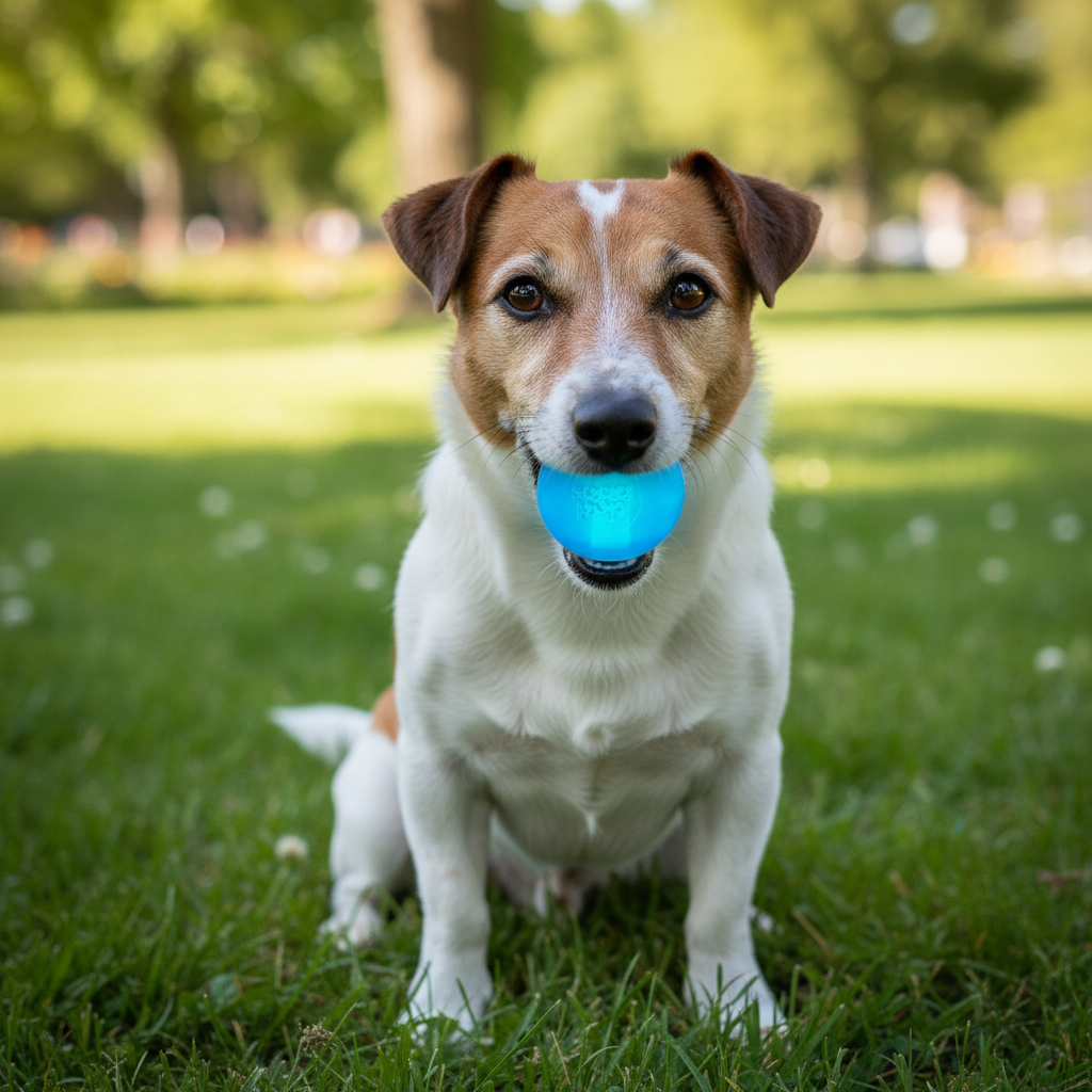 Strobe Ball Light-Up Floating Chew Toy